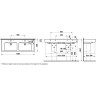 Раковина подвесная LAUFEN PRO A 130x48 8.1496.7.000.104.1