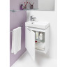 Шкафчик под раковину LAUFEN BASE, дверца слева, для раковины 8.1595.4, матовый белый 4.0210.1.110.260.1